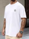 Camiseta Masculina Moda Casual Estampa Minimalista Palmeira