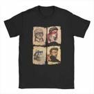 Camiseta Masculina Mutant Ninja Turtle De Manga Curta Com Estampa Humorística E Gola Redonda, Top Camiseta Masculina Mutant Ninja Turtle De Manga Curta Com Estampa Humorística E Gola Redonda, Top