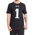 Camiseta Masculina NFL Philadelphia Eagles Jalen Hurts Preta Camiseta Masculina NFL Philadelphia Eagles Jalen Hurts Preta