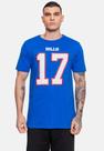 Camiseta Masculina NFL Player Josh Allen Azul Royal