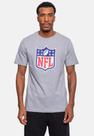 Camiseta Masculina NFL Shield Cinza Mescla