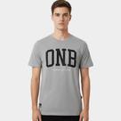 Camiseta Masculina Onbongo Estampada Cinza Mescla Original