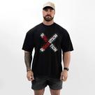 Camiseta Masculina Over Estampada Fitness Academia Conforto