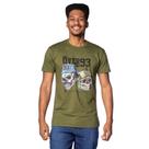 Camiseta Masculina Over Surf Manga Curta Estampada Verde Escuro Camiseta Masculina Over Surf Manga Curta Estampada Verde Escuro