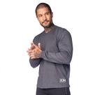 Camiseta Masculina Over Surf Manga Longa Ribana Cinza Escuro