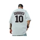 Camiseta Masculina Oversize 8XL Com Estampa De Número Dez De Basquete Americano, Manga Curta, Gola