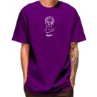 Camiseta Masculina Oversized Camisa Streetwear Trace Estátua 100% Algodão