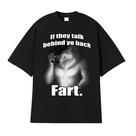 Camiseta Masculina Oversized Com Estampa Engraçada De Meme Harajuku Retrô De Algodão If They Talk Camiseta Masculina Oversized Com Estampa Engraçada De Meme Harajuku Retrô De Algodão If They Talk