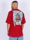 Camiseta Masculina Oversized Compton Boyz'N The Hood Vinho