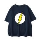 Camiseta Masculina Oversized De Algodão Com Estampa the BIG BANG Theory Lightning, Casual,