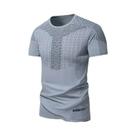 Camiseta Masculina Oversized De Secagem Rápida Com Estampa 3D, Gola Redonda, Manga Curta, Camisa