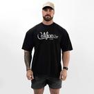 Camiseta Masculina Oversized Fitness Casual Estilo Algodão
