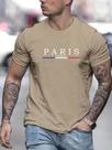 Camiseta Masculina Paris Casual Estilosa