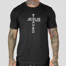 Camiseta Masculina Personalizada Básica Jesus Salve