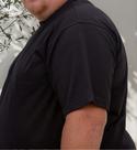 Camiseta Masculina Plus Size - Básica Lisa G1 Ao G5 Camiseta Masculina Plus Size - Básica Lisa G1 Ao G5