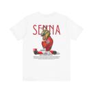 Camiseta Masculina plus Size De Verão Com Estampa De Corrida Ayrton Senna, Gola Redonda De Algodão,