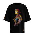 Camiseta Masculina Plus Size Lisa Malherati 100% Algodão Penteado Fio 26.1 Estampa em DTF BBQ