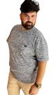 Camiseta Masculina Plus Size Tecido Diferenciado