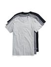 Camiseta masculina POLO RALPH LAUREN Slim Fit Stretch Crew, pacote com 3