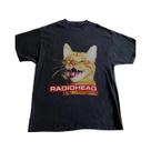 Camiseta Masculina Preta De Verão Radiohead the Bend Funny Retro Fashion Unissex De Manga Curta