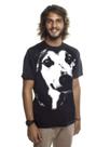Camiseta Masculina Preta - Estampa Cão ANIMI
