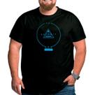 Camiseta Masculina Preta Estampada Algodão Plus Size G4