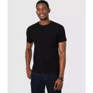 Camiseta Masculina Preta Lisa Basica Malwee Original Algodão Gola Redonda