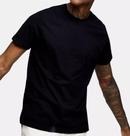 camiseta masculina preta lisa tam M