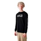 Camiseta Masculina Preta Outdoor Manga Longa Riding the Mountains Nomad