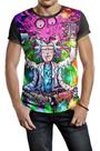 Camiseta Masculina Psicodélico Rick And Morty Ref:871