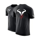 Camiseta Masculina Rafael Nadal Tennis Player De Algodão Com Manga Curta, Estampa De Alta Qualidade,