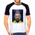 Camiseta Masculina Raglan Branca Breaking Bad 10