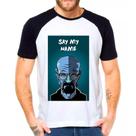 Camiseta Masculina Raglan Branca Breaking Bad 11