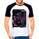 Camiseta Masculina Raglan Branca LOL League of Legends 01