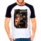 Camiseta Masculina Raglan Branca LOL League of Legends 03