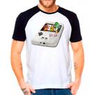 Camiseta Masculina Raglan Branca Super Game Boy