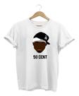 Camiseta Masculina Rapper Gringo Rap 50 Cent