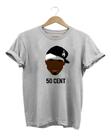 Camiseta Masculina Rapper Gringo Rap 50 Cent