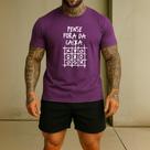 Camiseta Masculina Ref 245 Pense Fora Da Caixa Jogo Velha Camisa Algodão