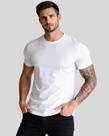 Camiseta Masculina Reta Lisa 100 Algodão Manga Curta Alta Qualidade