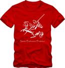 Camiseta Masculina São Jorge Estampada Algodão Manga Curta Religiosa