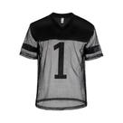 Camiseta Masculina Sexy De Malha De PU Transparente Com Manga Curta Para Balada