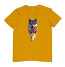 Camiseta Masculina Shiba Walking Pop Art