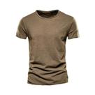Camiseta Masculina Slim Fit - Algodão, Decote V, Manga Curta