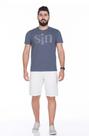 Camiseta Masculina Slim Fit Estampada SIN Six One Algodão com Elastano Camiseta Masculina Slim Fit Estampada SIN Six One Algodão com Elastano