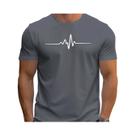 Camiseta Masculina Slim Fit - Gola Redonda, Manga Curta, 100% Algodão Camiseta Masculina Slim Fit - Gola Redonda, Manga Curta, 100% Algodão