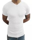 Camiseta Masculina Slim Fit Gola V Manga Curta Básic Sjons