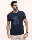 Camiseta Masculina Slim Fit Manga Curta Malha de Viscolaycra Premium