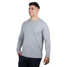 Camiseta Masculina Slim Fit Manga Longa Algodão Premium Lisa
