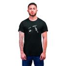 Camiseta Masculina Socorro Bigode Preta